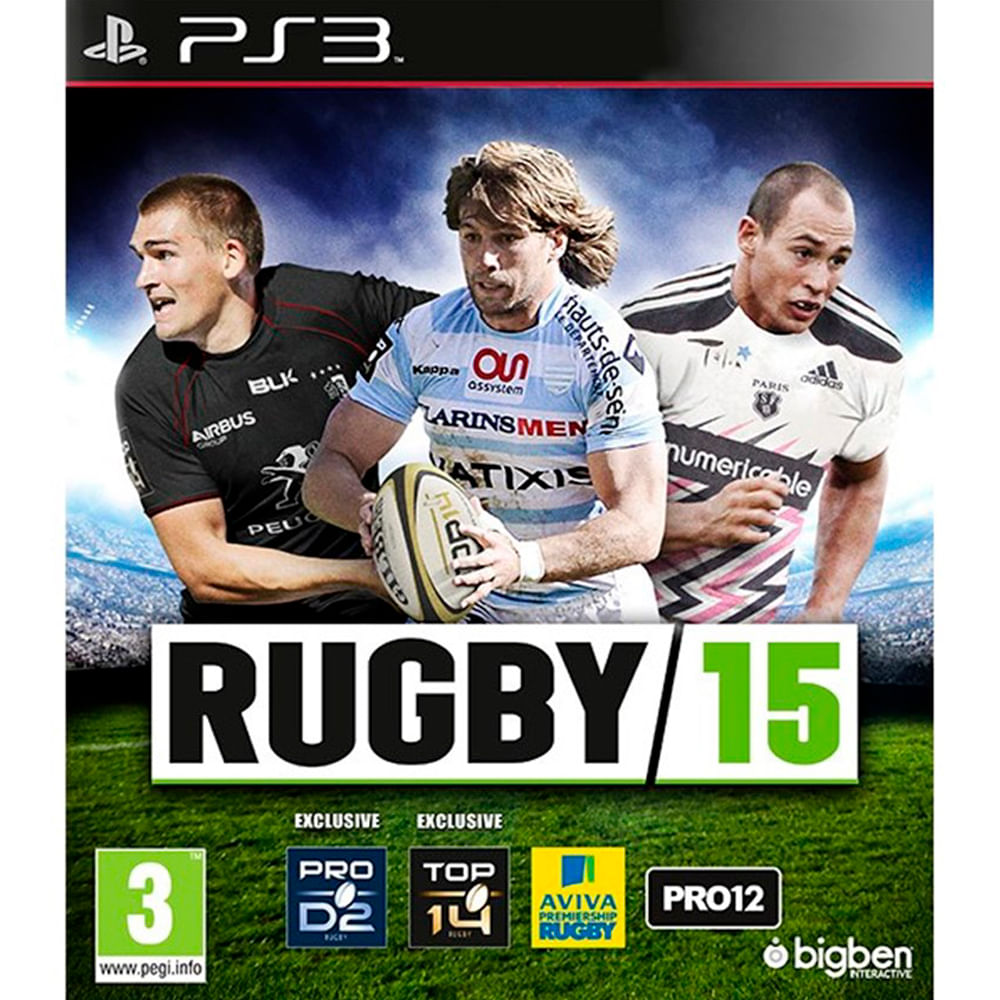 Videojuego Rugby 15 Ps3