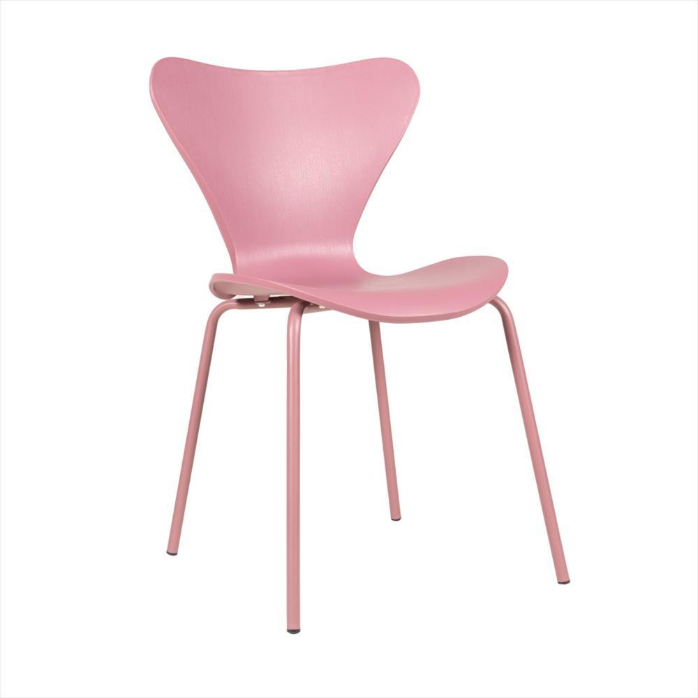 Set X 4 Sillas De Comedor Rosa Soniay img #1