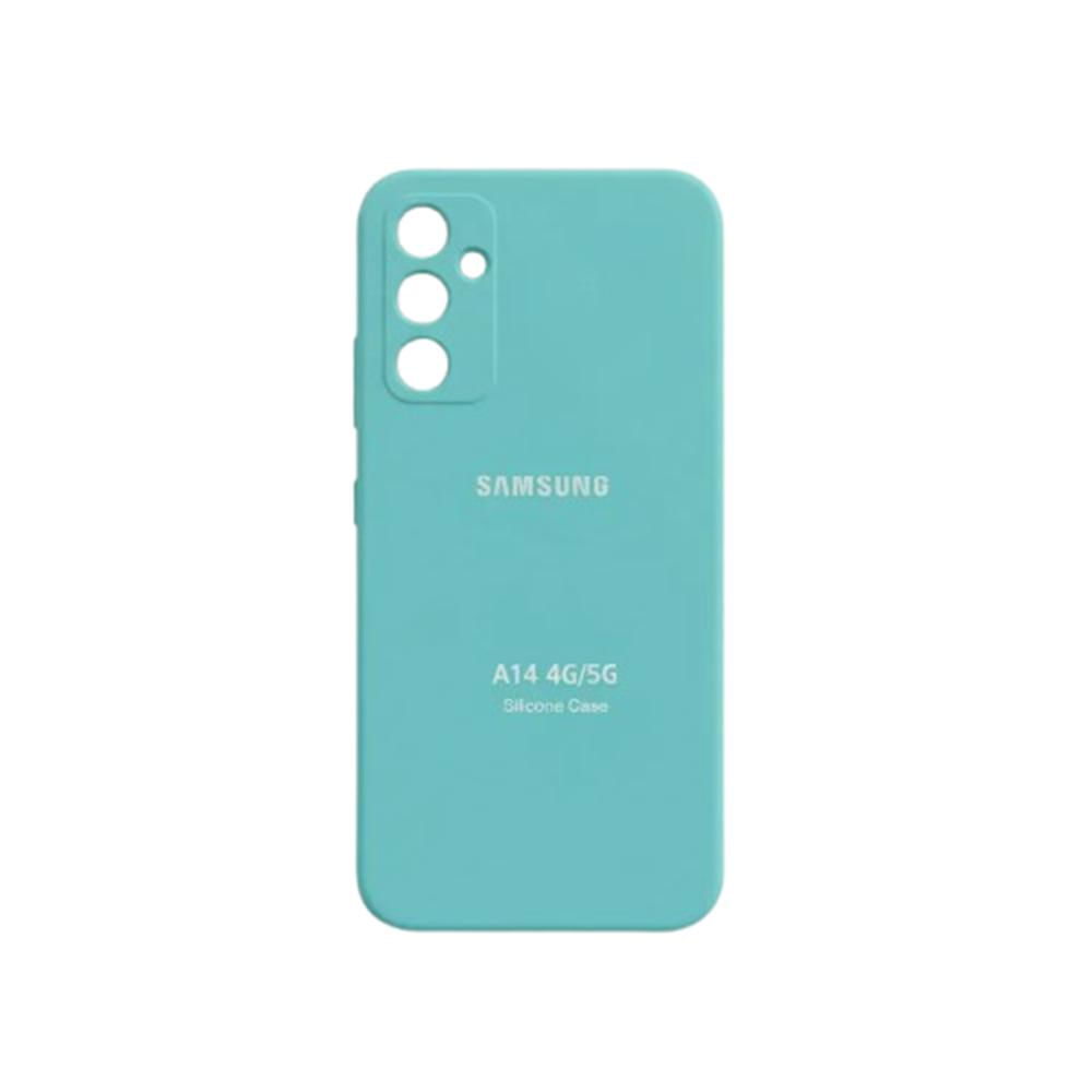 Funda De Silicona Antigolpes Para Samsung Galaxy A14 4G / 5G (Turquesa)