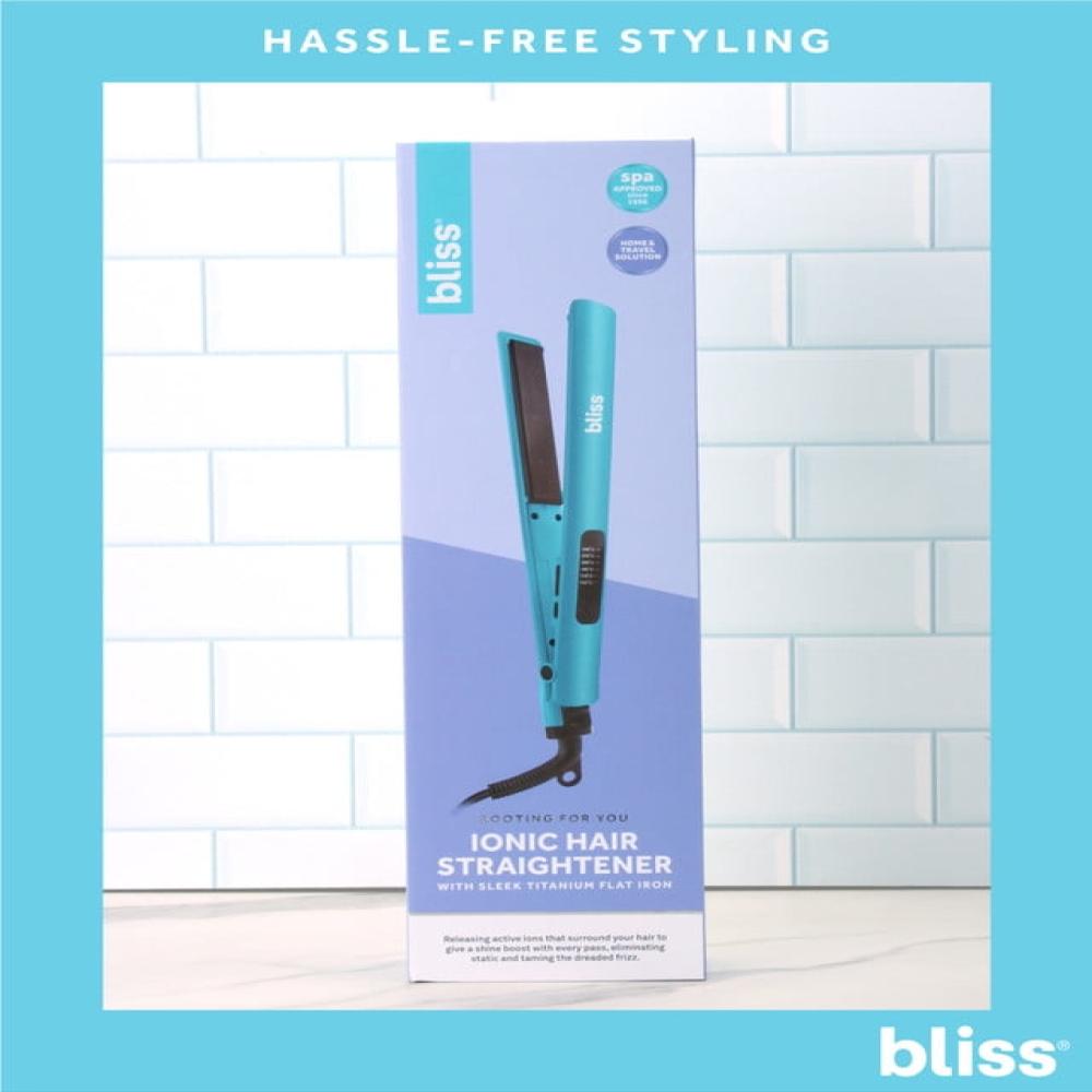 Plancha De Cabello Bliss Profesional De Titanio Iónico Con Bloqueo De img #4