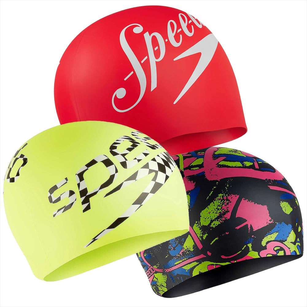 Gorro De Natacion Speedo Silicona Printed Piscina Deporte