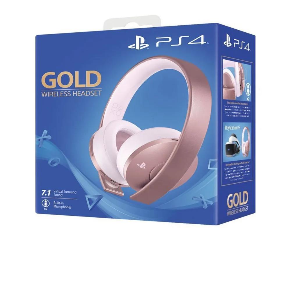 Audifonos Diadema Ps4 Inalambricos Rose Gold img #2