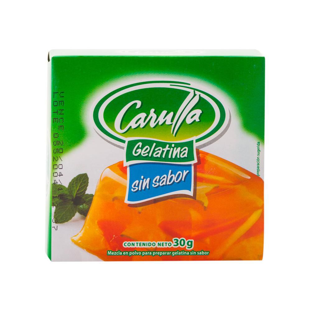 GELATINA SIN SABOR CARULLA  (30  gr)