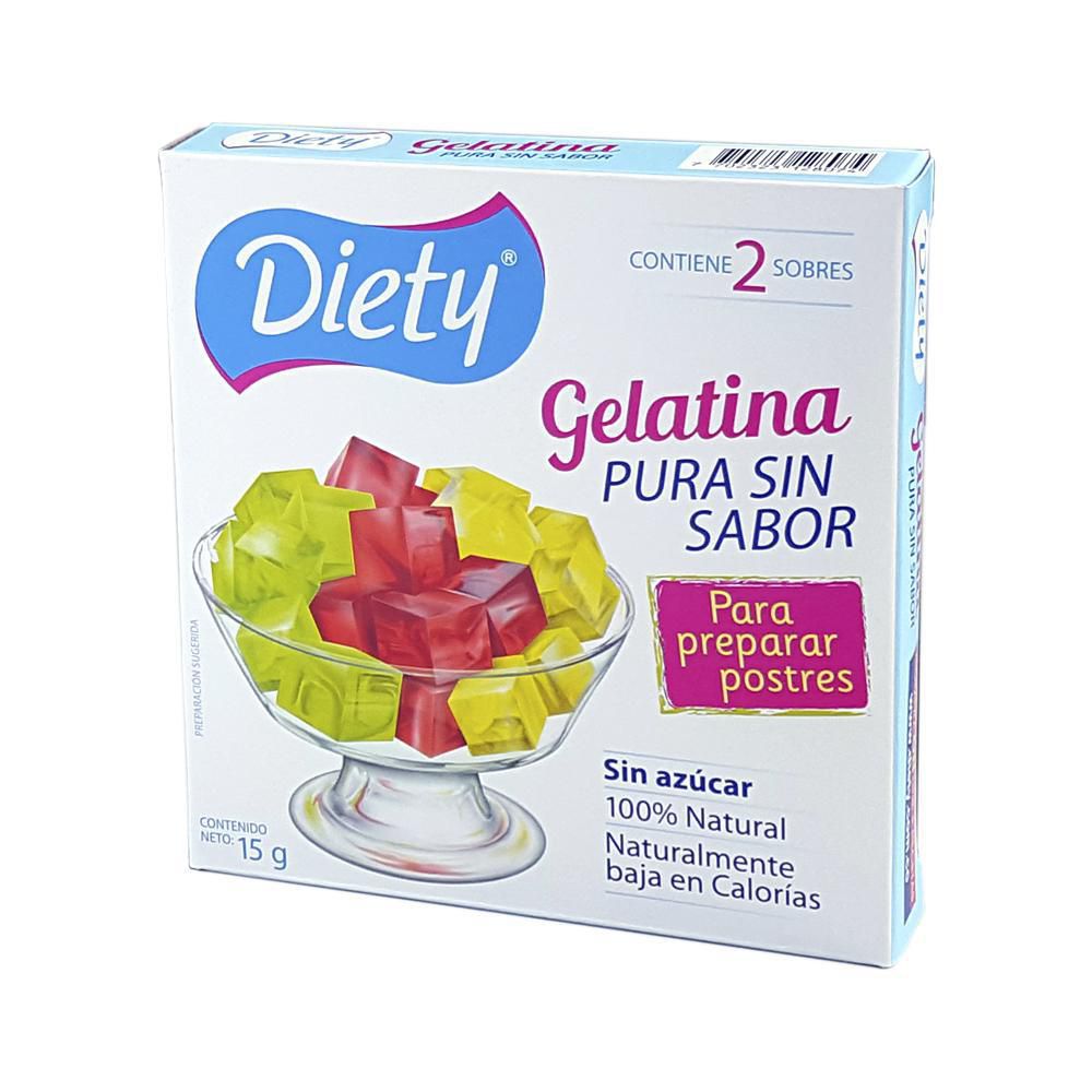 Gelatina DIETY Sin Sabor Light (15  gr)