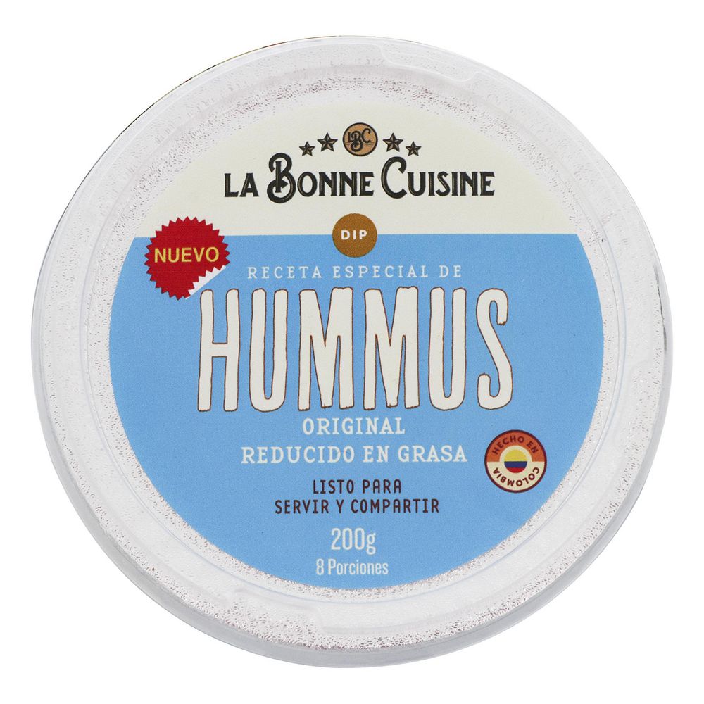 Hummus LA BONNE CUISINE Original  0 Grasa (200  gr)