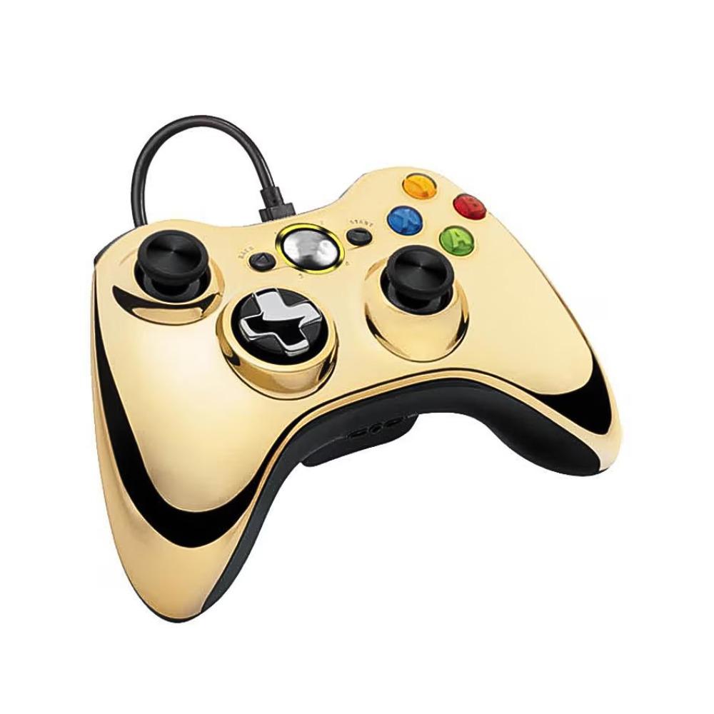Control Alámbrico Para Xbox 360 Y Pc Metalizado Con Cable img #1