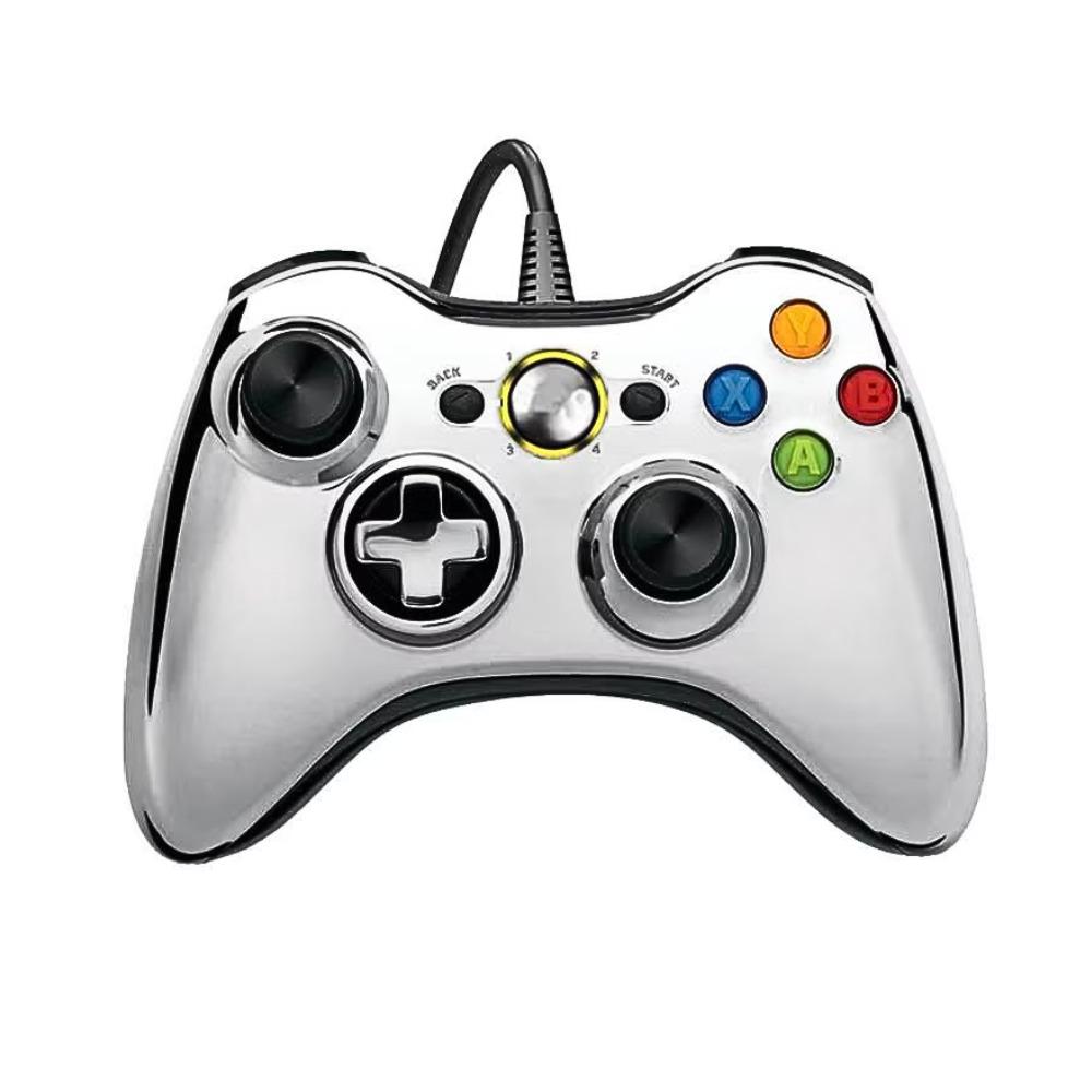 Control Alámbrico Para Xbox 360 Y Pc Metalizado Con Cable img #2