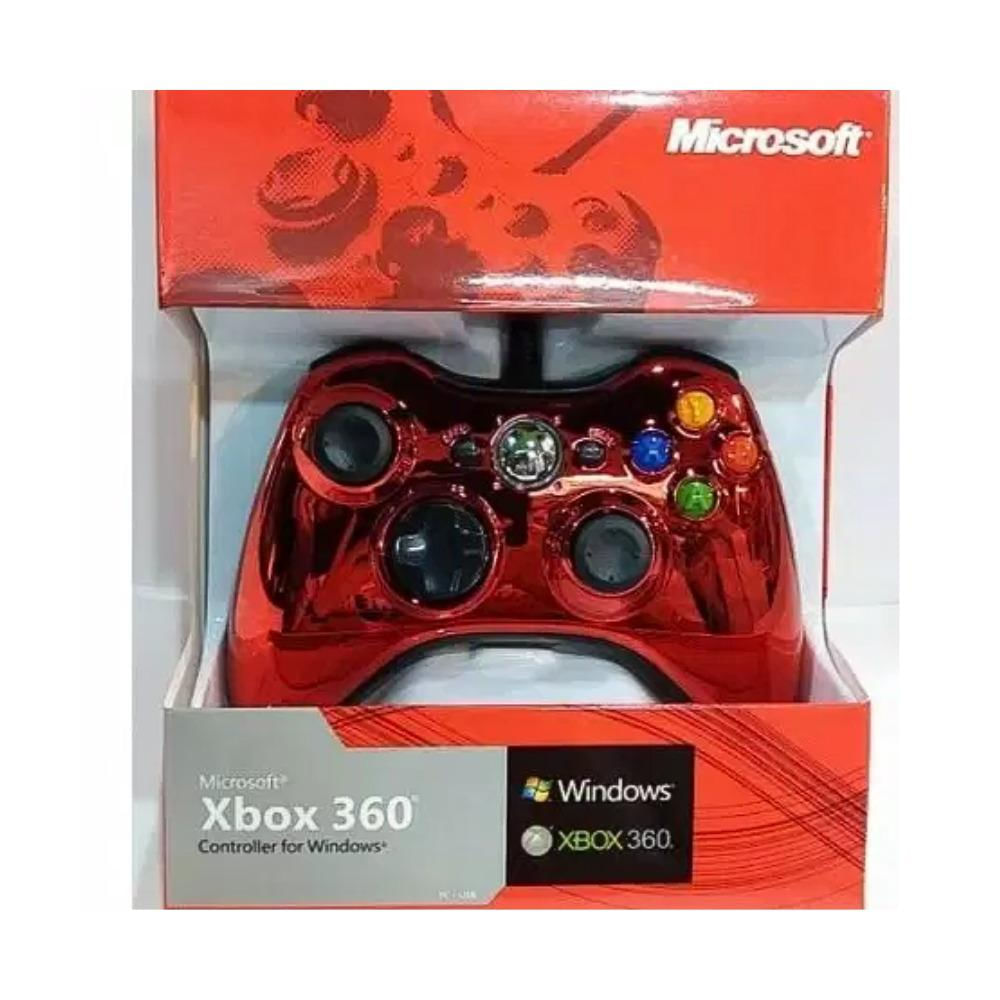 Control Alámbrico Para Xbox 360 Y Pc Metalizado Con Cable img #4