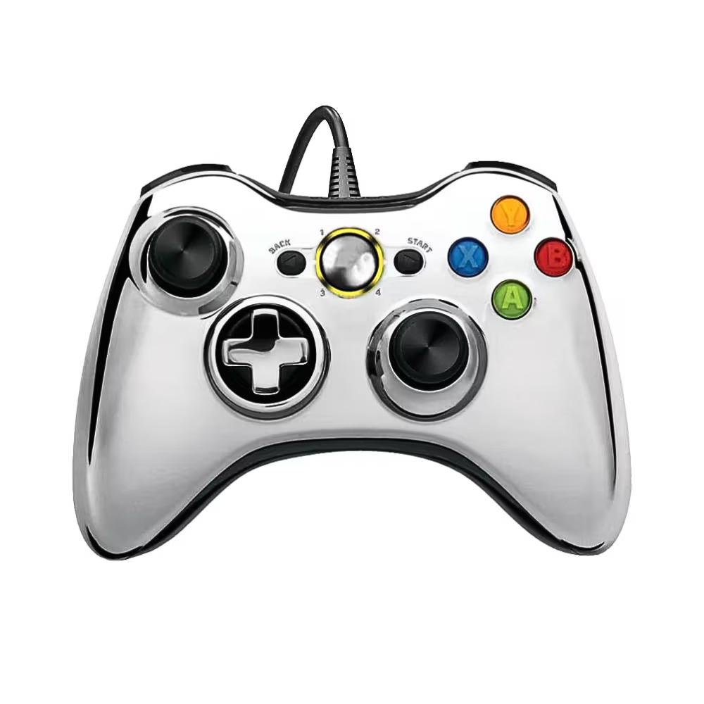 Control Alámbrico Para Xbox 360 Y Pc Metalizado Con Cable img #5