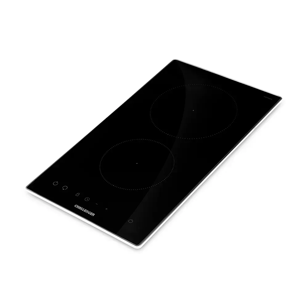 Estufa de Empotrar Challenger 2 Puestos Electrica 220V VT 6002 Negra