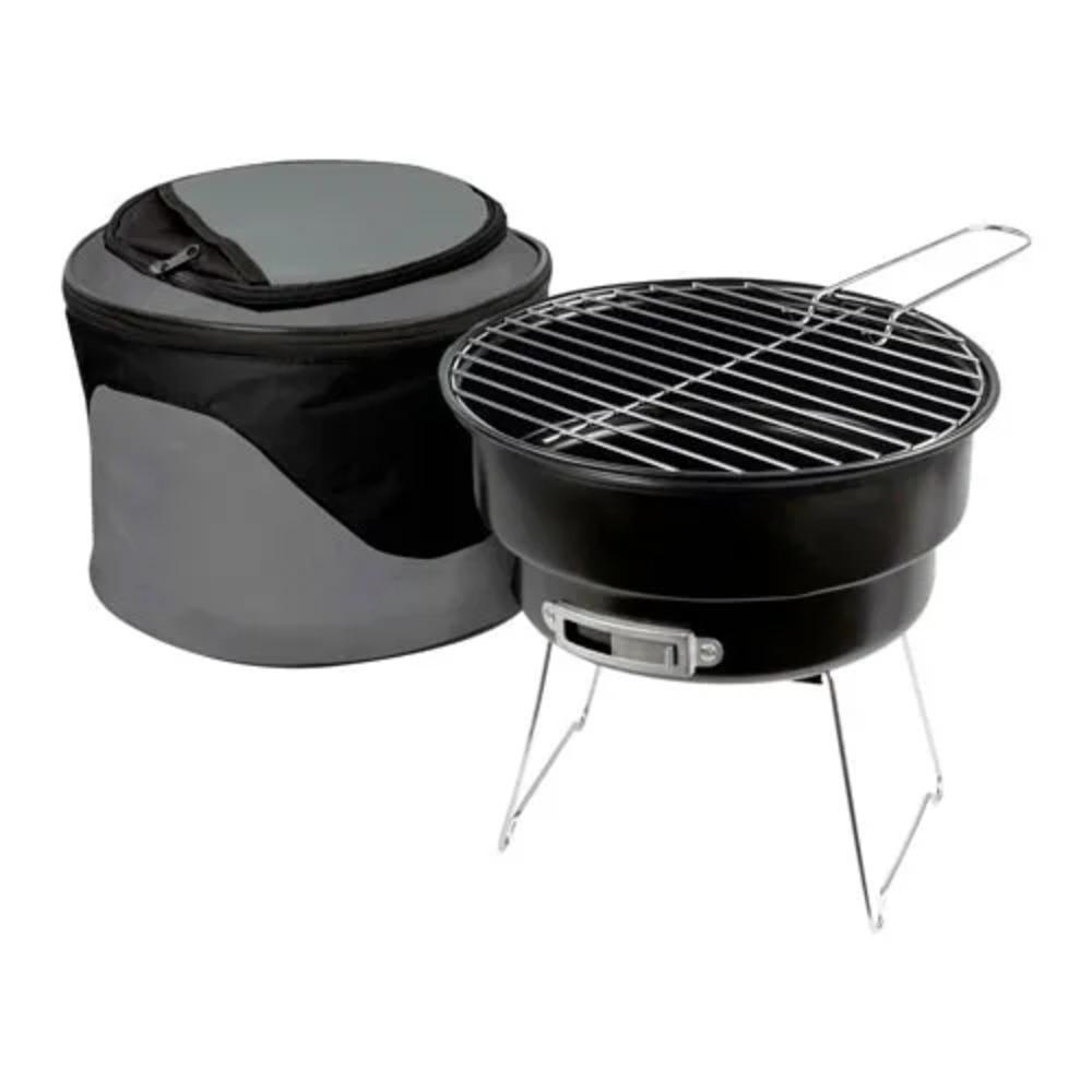 Asador De Carbon Barbecue Bbq Con Hielera Camping