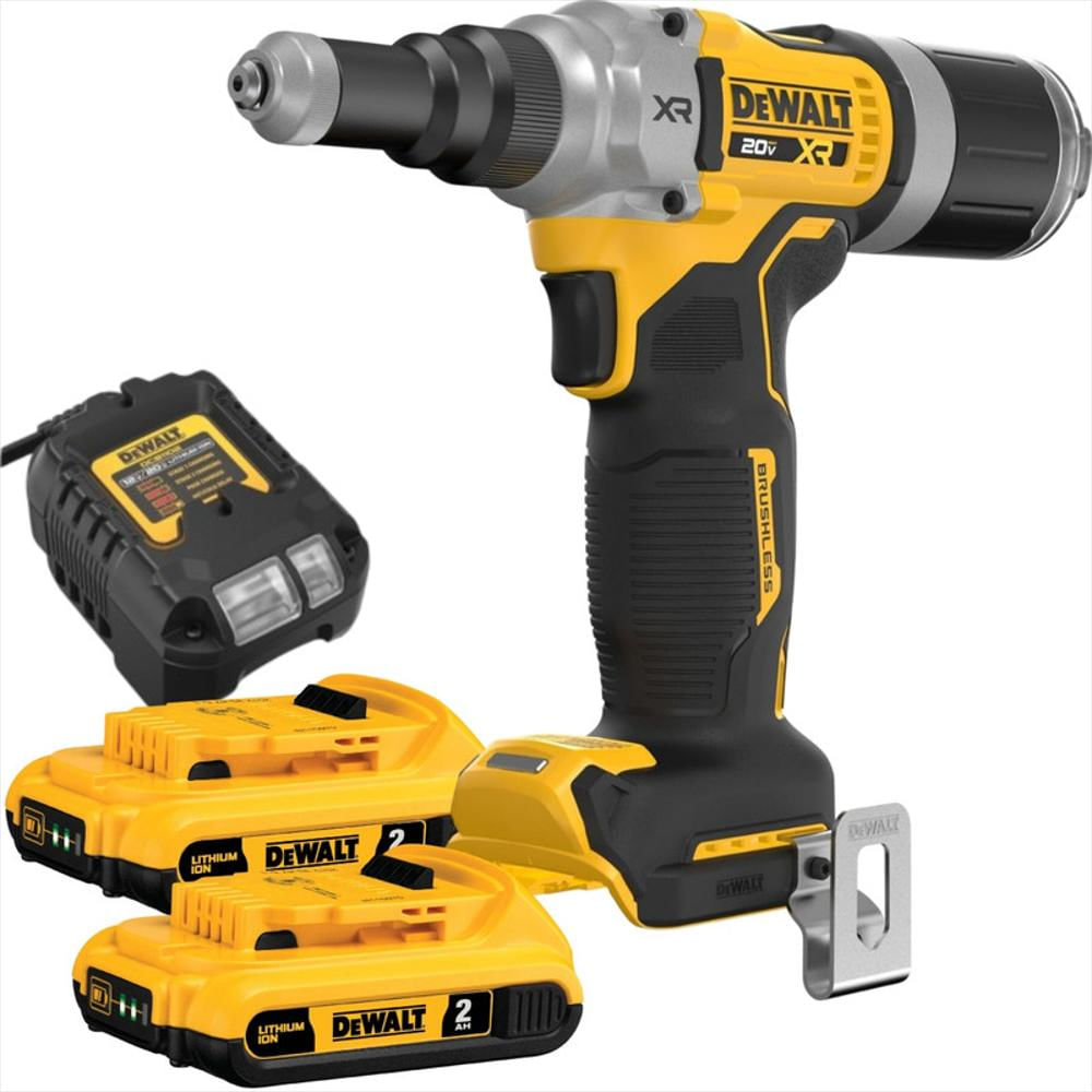 Remachadora 20V Max 1/4 pulgadas +2 Baterías 2Ah+Cargador img #1