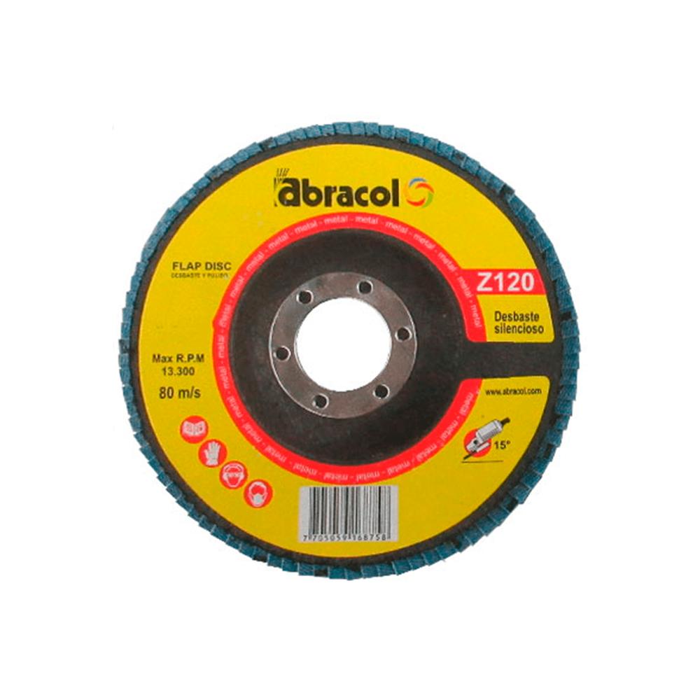 Disco Flap De 7 pulgadas X 7/8 Grano 80 Abracol img #1