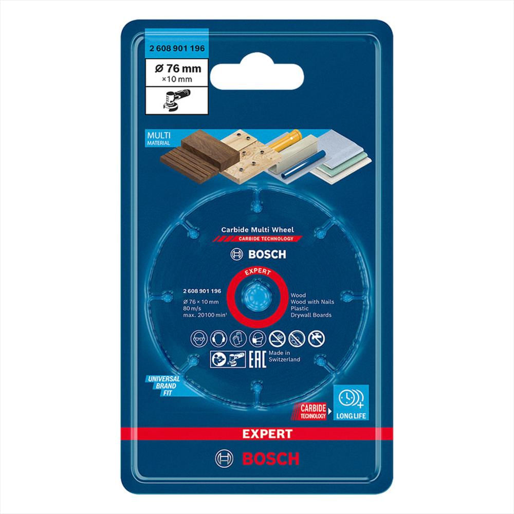 Disco De Corte Bosch Expert Carbide Multi Wheel 76Mm img #2