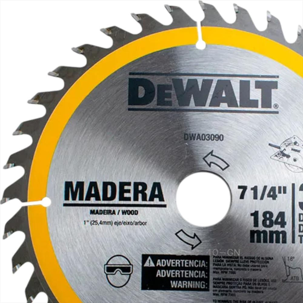 Disco Sierra Para Madera 7.1/4 pulgadas X 36Tpi Eje 5/8 pulgadas img #2