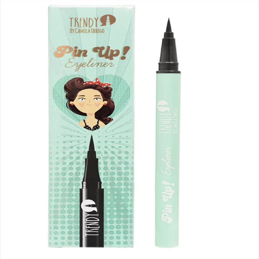 Delineador En Plumón Negro Pin Up Trendy