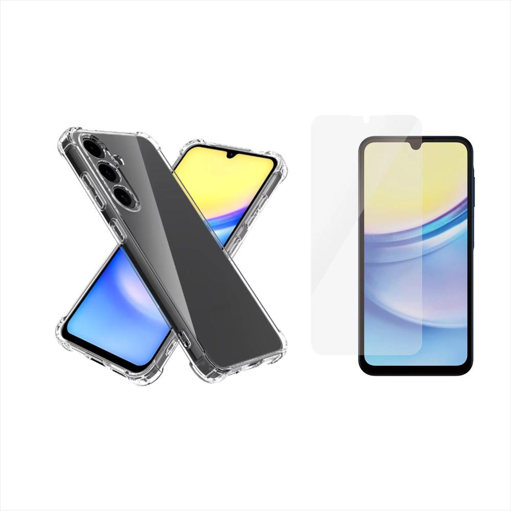Funda Airbag Antichoque + Vidrio Templado Para Samsung Galaxy A16