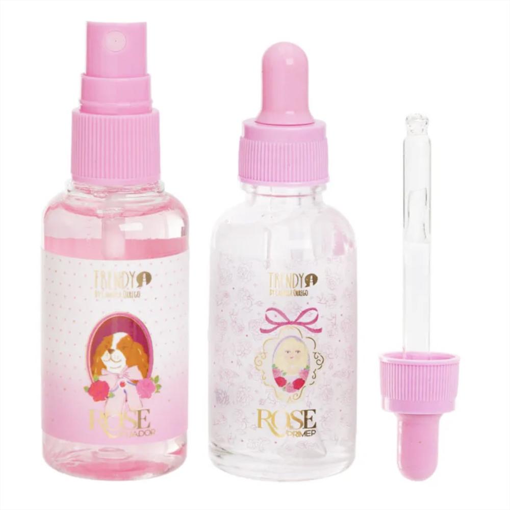 Kit Primer Y Fijador Rose De Trendy 30 Ml