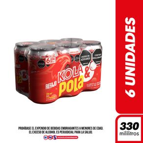Refajo  COLA Y POLA con kola roman x6und (1980  ml)