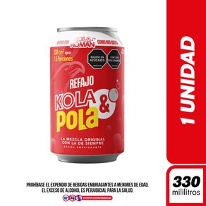 Refajo COLA Y POLA Rojo Unidad (330  ml)