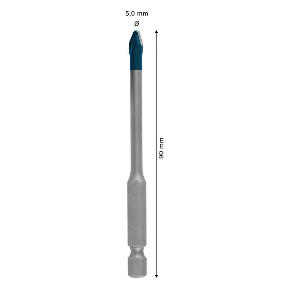 Broca Para Vidrio 5Mm X 90Mm Hexagonal Expert img #3