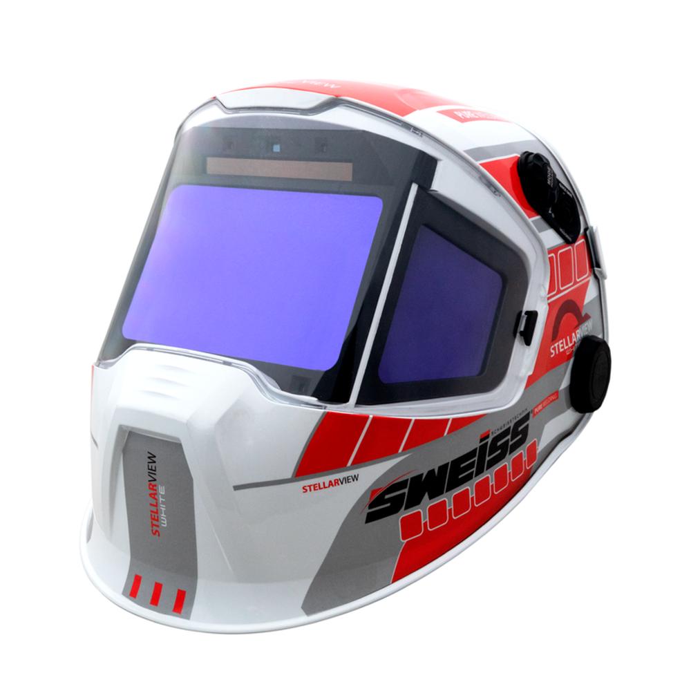 Careta Electronica 920 5 Sensores 180° Blanca/Roja img #1