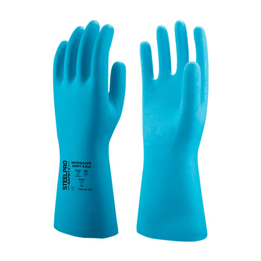 Guante Nitrilsafe Soft Azul Talla 10 img #1