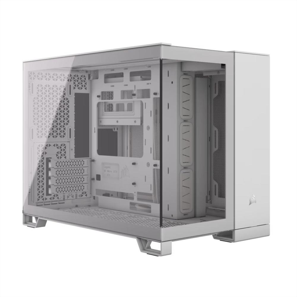 Chasis Corsair 2500X Blanco Atx Con Panel De Vidrio img #1