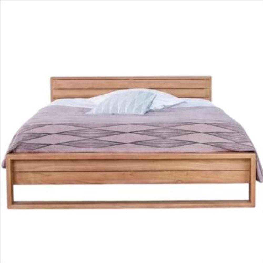 Cama Kakai Doble En Roble img #1