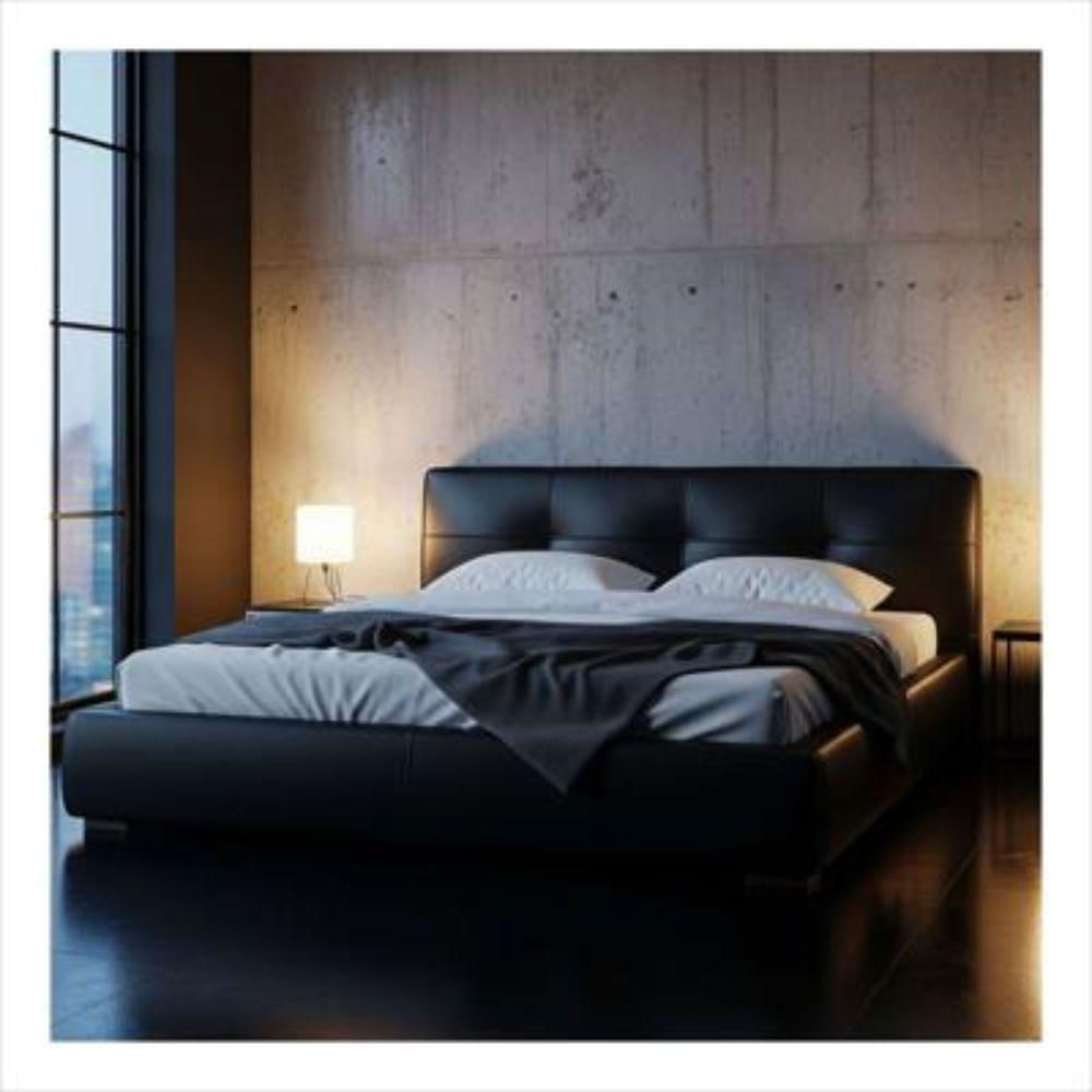 Cama Heavy Queen En Cuero Natural img #2