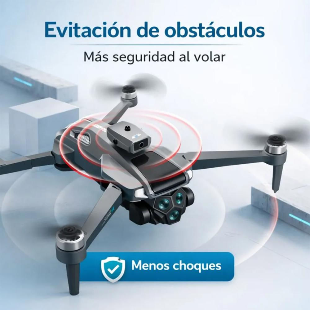 Dron Camara Hd Pantalla 4.3 Plegable 2.4G Sensor Obstaculo Oscuro img #5
