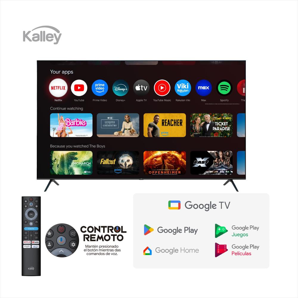 Televisor Kalley 75 Pulgadas Qled 4K img #4