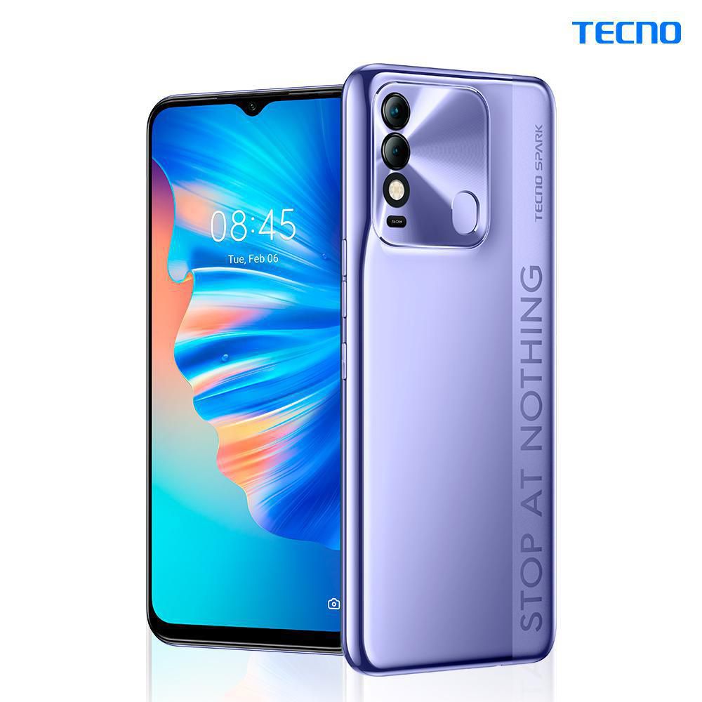 CELULAR TECNO MOBILE SPARK 8T KG6P 64 GB 4 GB RAM Iris Purpura Estuche img #1