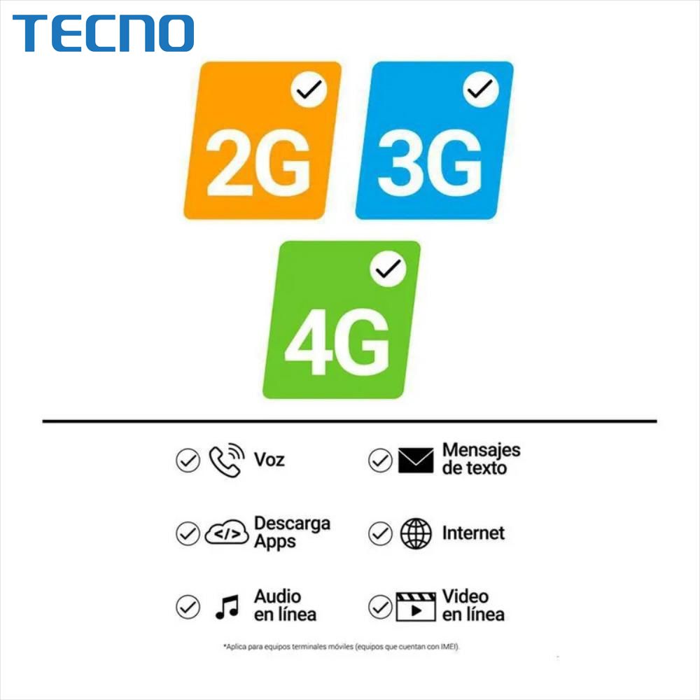 CELULAR TECNO MOBILE SPARK 8T KG6P 64 GB 4 GB RAM Iris Purpura Estuche img #5
