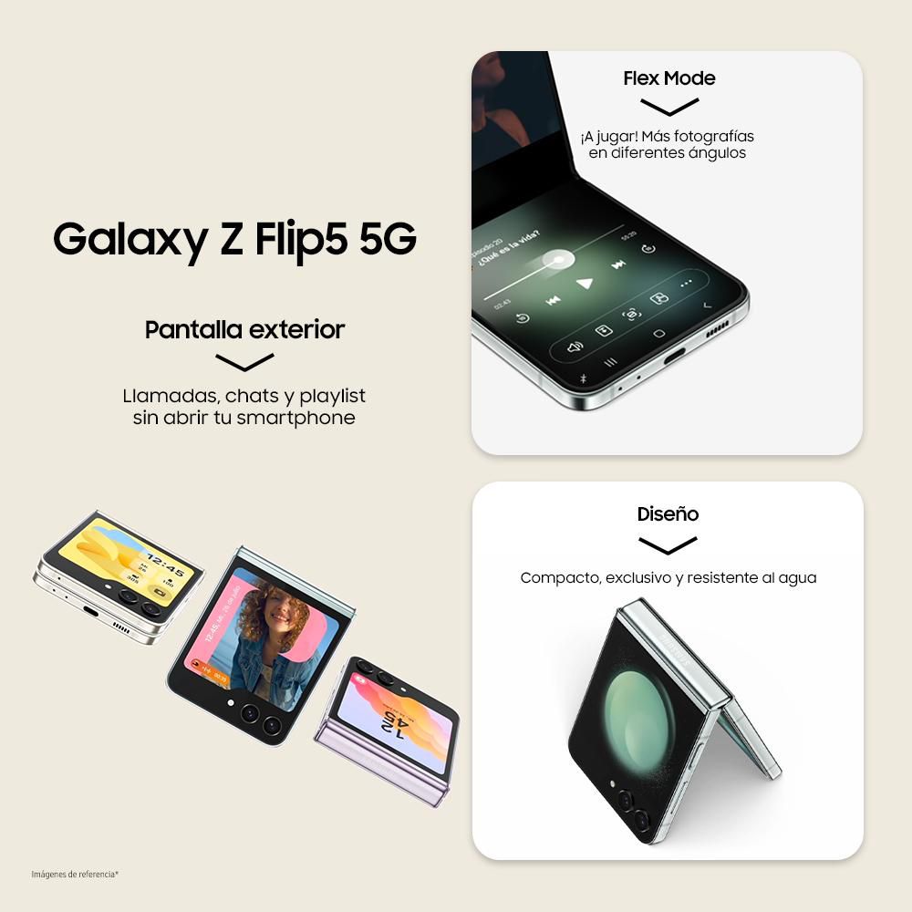 Celular SAMSUNG Z FLIP 5 5G 512 GB 8 GB RAM Gris img #2