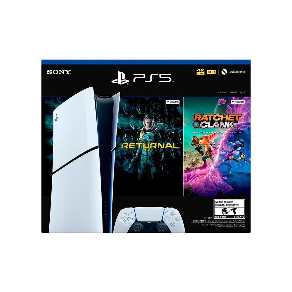 Consola Ps5 Digital 1 TB Blanca + Ratchet Clank img #1