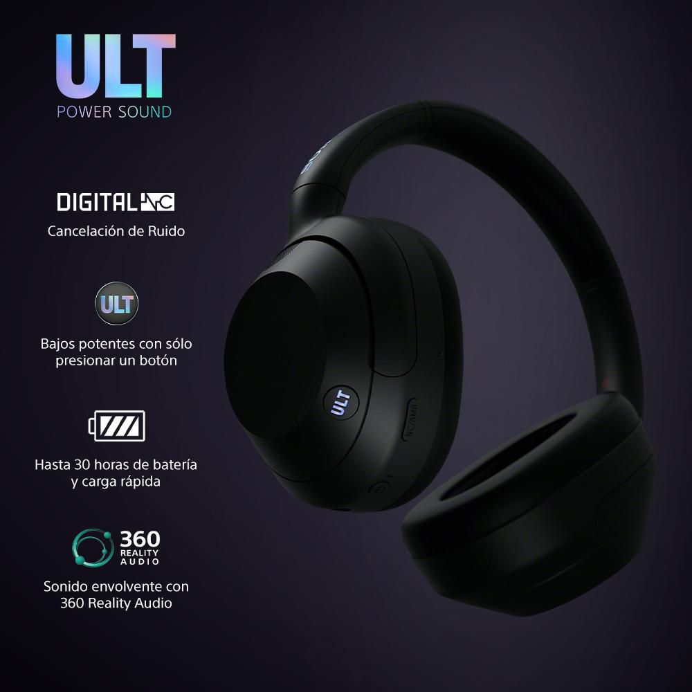 Audifonos  Inalámbricos SONY  WHULT900N Negro img #3
