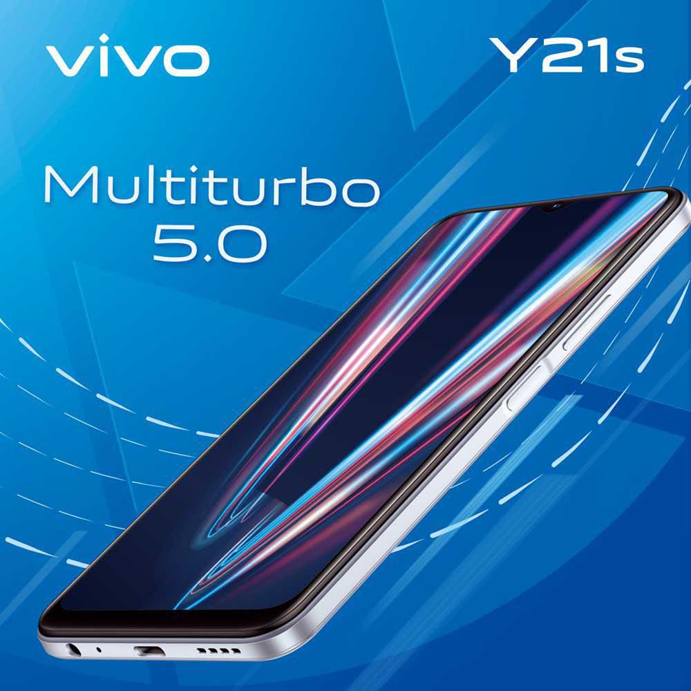 Celular VIVO Y21S 128 GB 4 GB RAM Azul Medianoche + Audífonos img #4