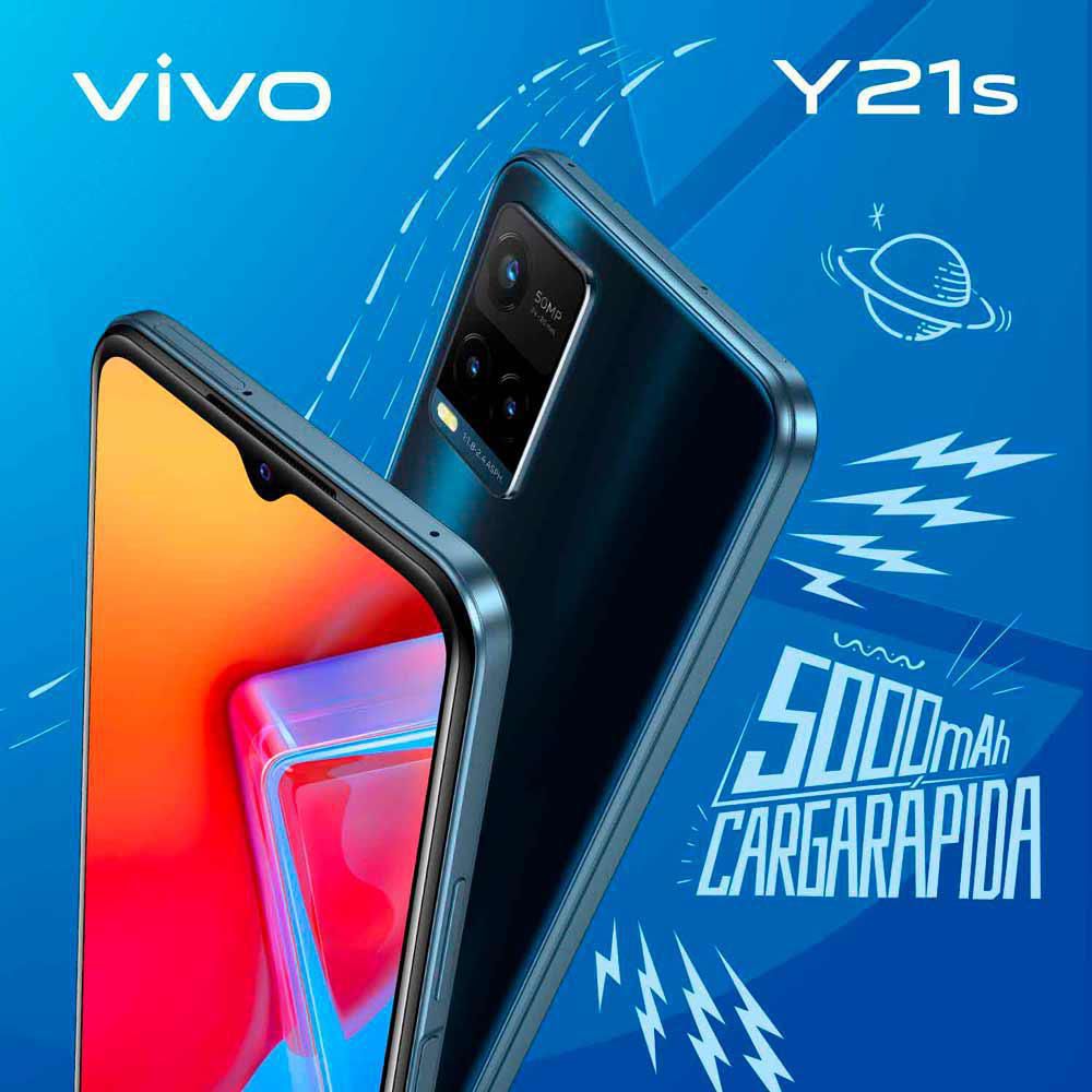 Celular VIVO Y21S 128 GB 4 GB RAM Azul Medianoche + Audífonos img #7