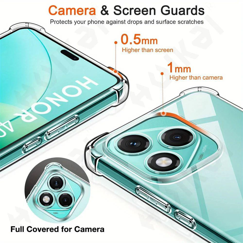 Funda Airbag Antichoque + Vidrio Templado Para Honor 400 Lite img #4