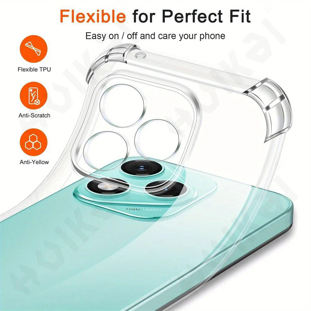 Funda Airbag Antichoque + Vidrio Templado Para Honor 400 Lite img #5
