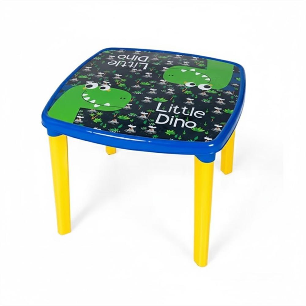 Mesa Infantil Armaty Dino Azul/Amarillo