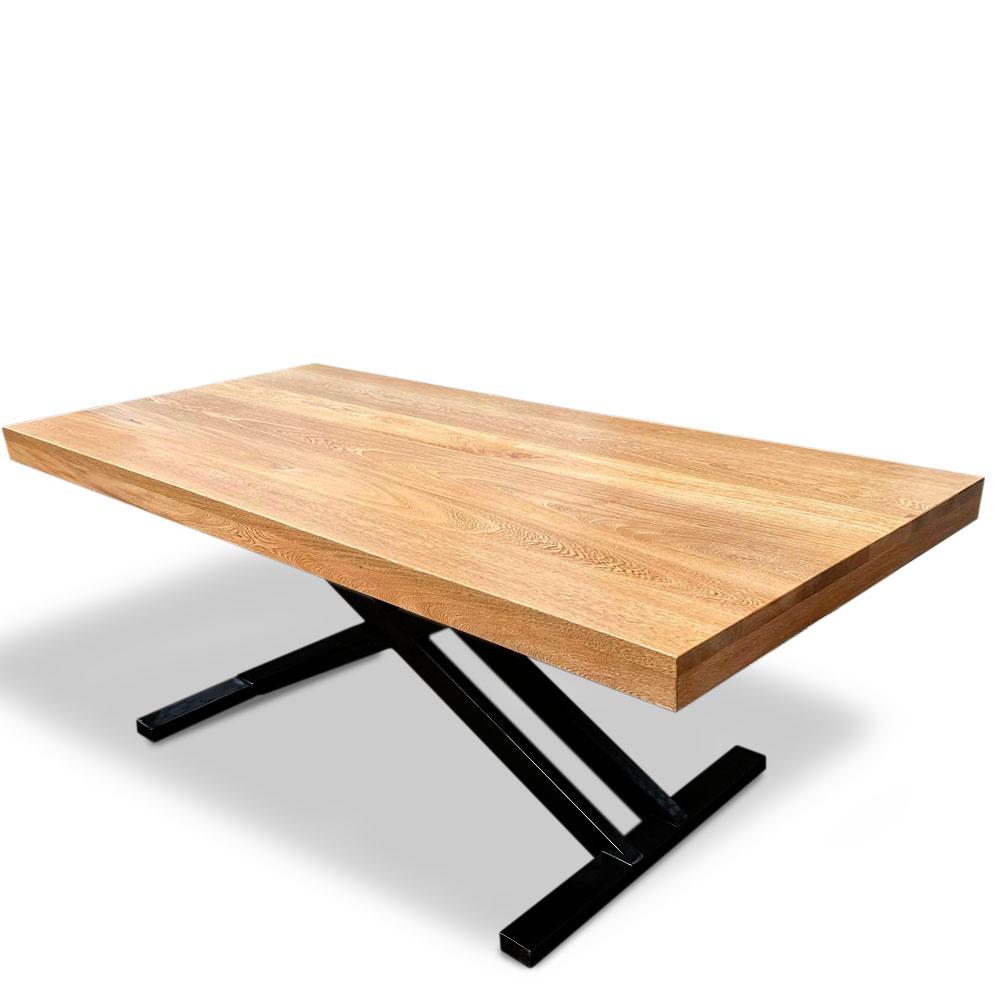 Mesa Comedor Branch 160Cm X 80Cm Roble Y Metal img #2