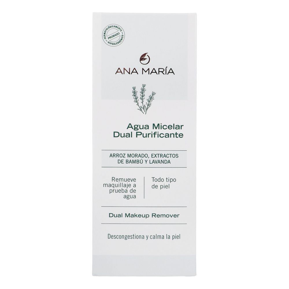 Agua micelar ANA MARIA dual purificante (180  ml)