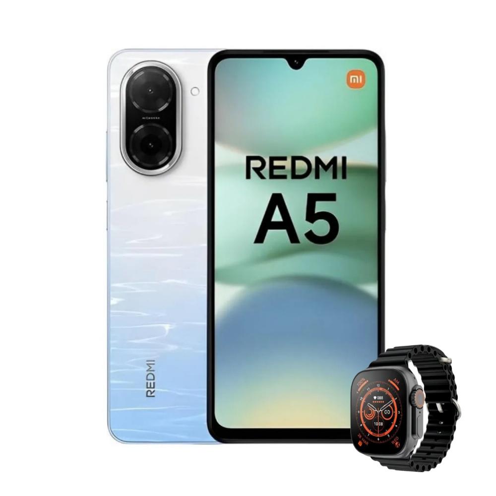 Celular Xiaomi Redmi A5 Lte 4G 128Gb 4Gb Ram Azul + Reloj Inteligente img #1