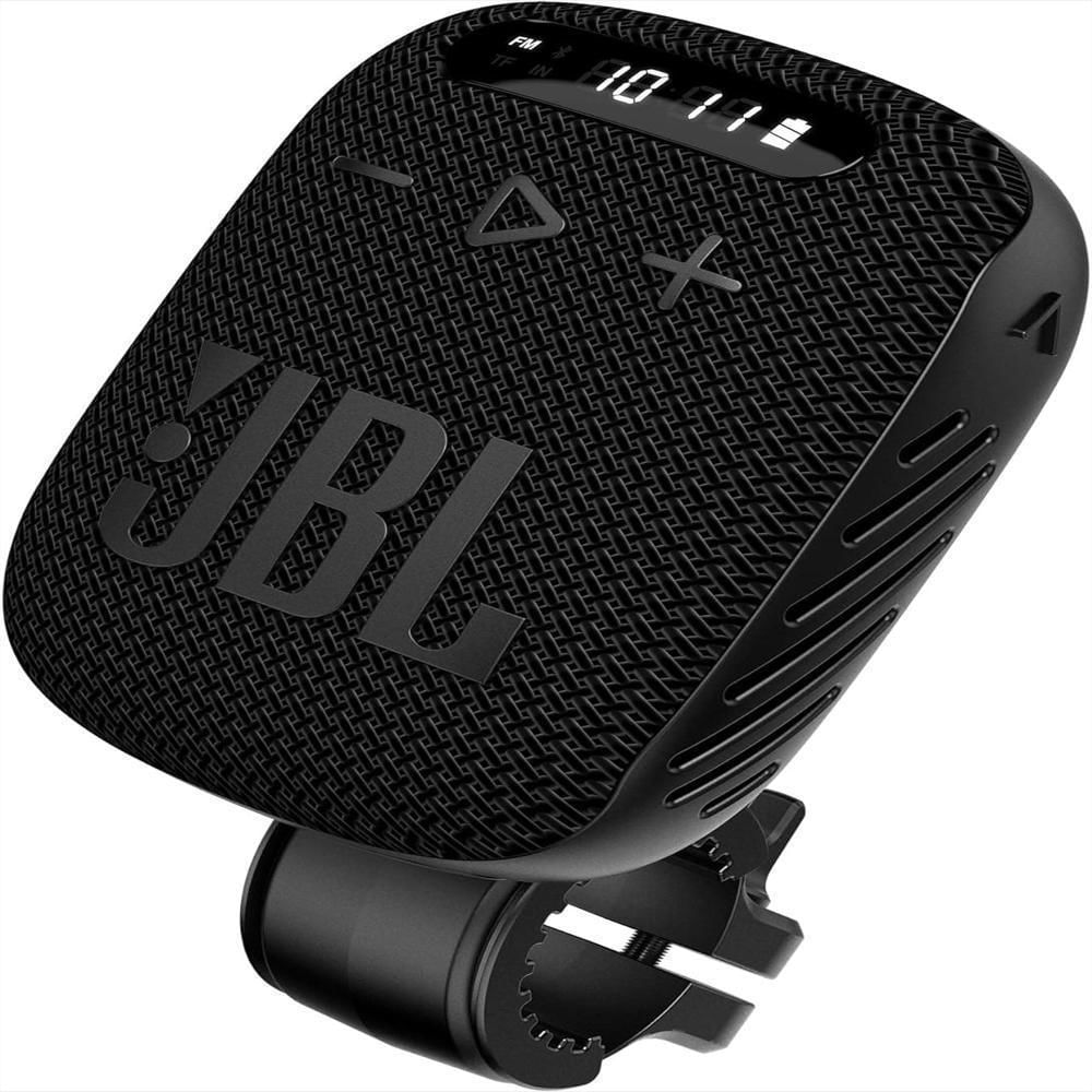 Parlante Jbl Wind 3 Fm Altavoz Bluetooth Para Manillar, Color Negro Parlante Jbl Wind 3 Fm Altavoz Bluetooth Para Manillar, Color Negro