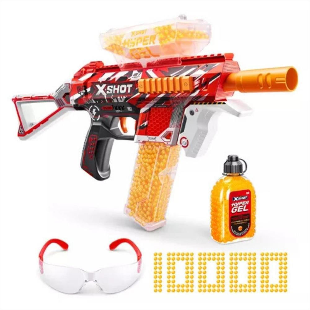 Lanzador Hidrogel 6 Dardos Gafas 1000 Bolas Gel Tiro Blanco img #2