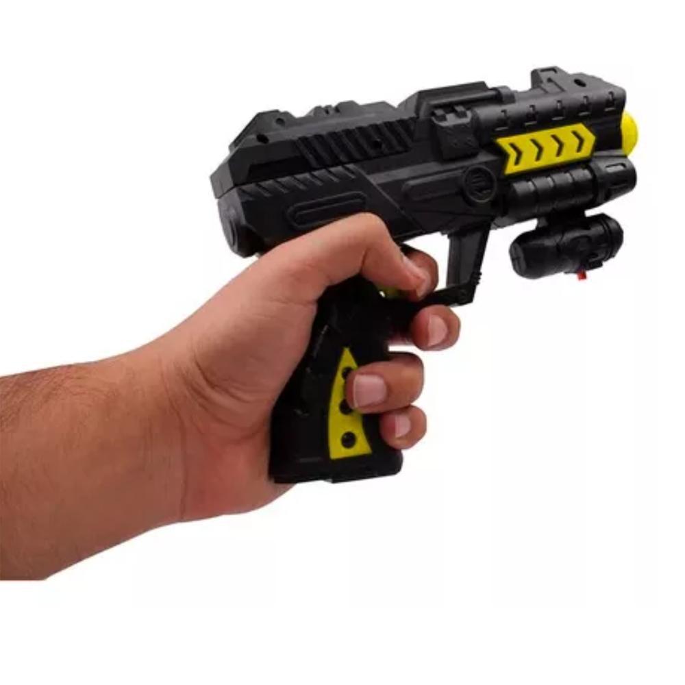 Lanzador De Dardos Laser Hidrogel Nerf Juguete Niños. Amarillo img #3