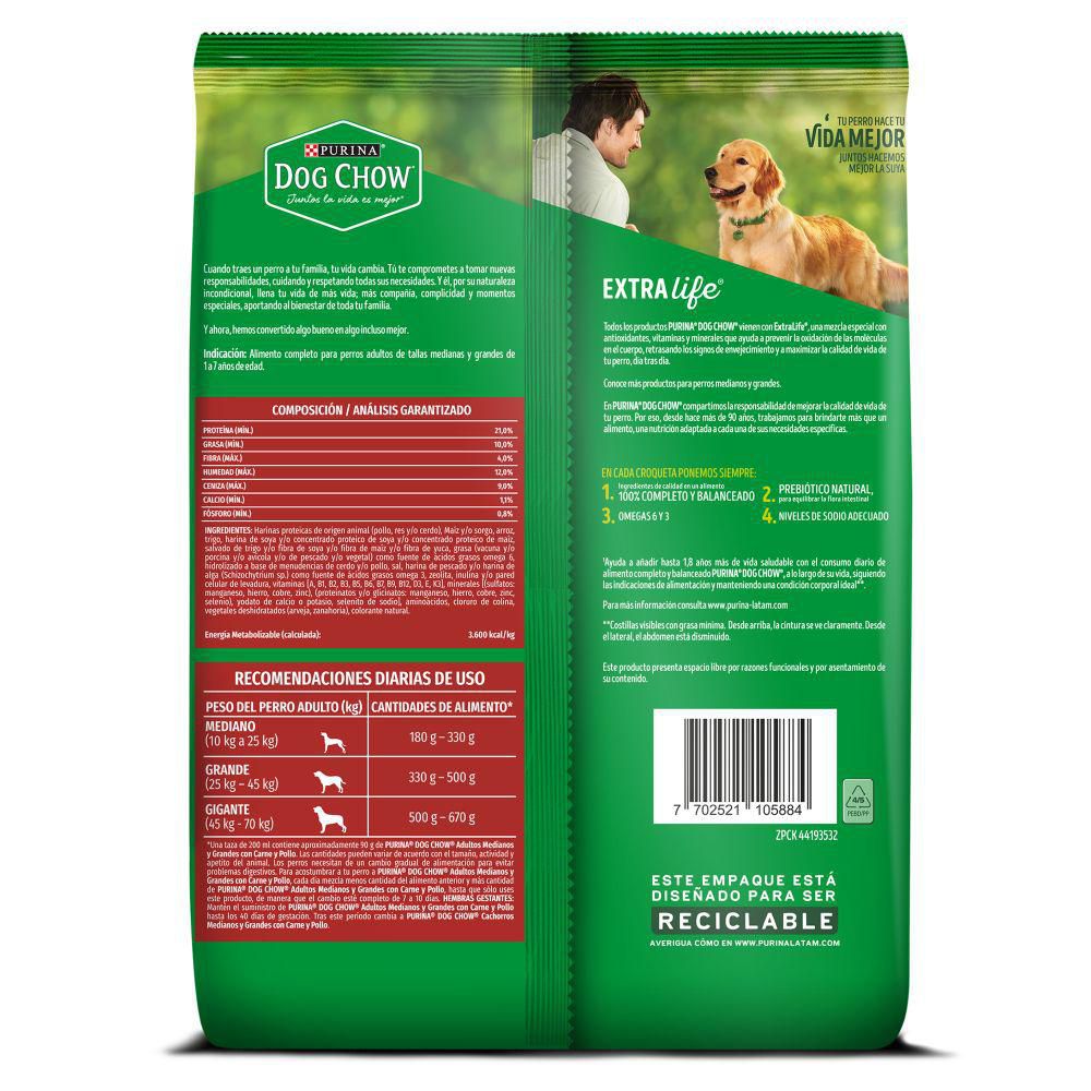 Alimento Perro PURINA DOG CHOW  (475  gr) img #2