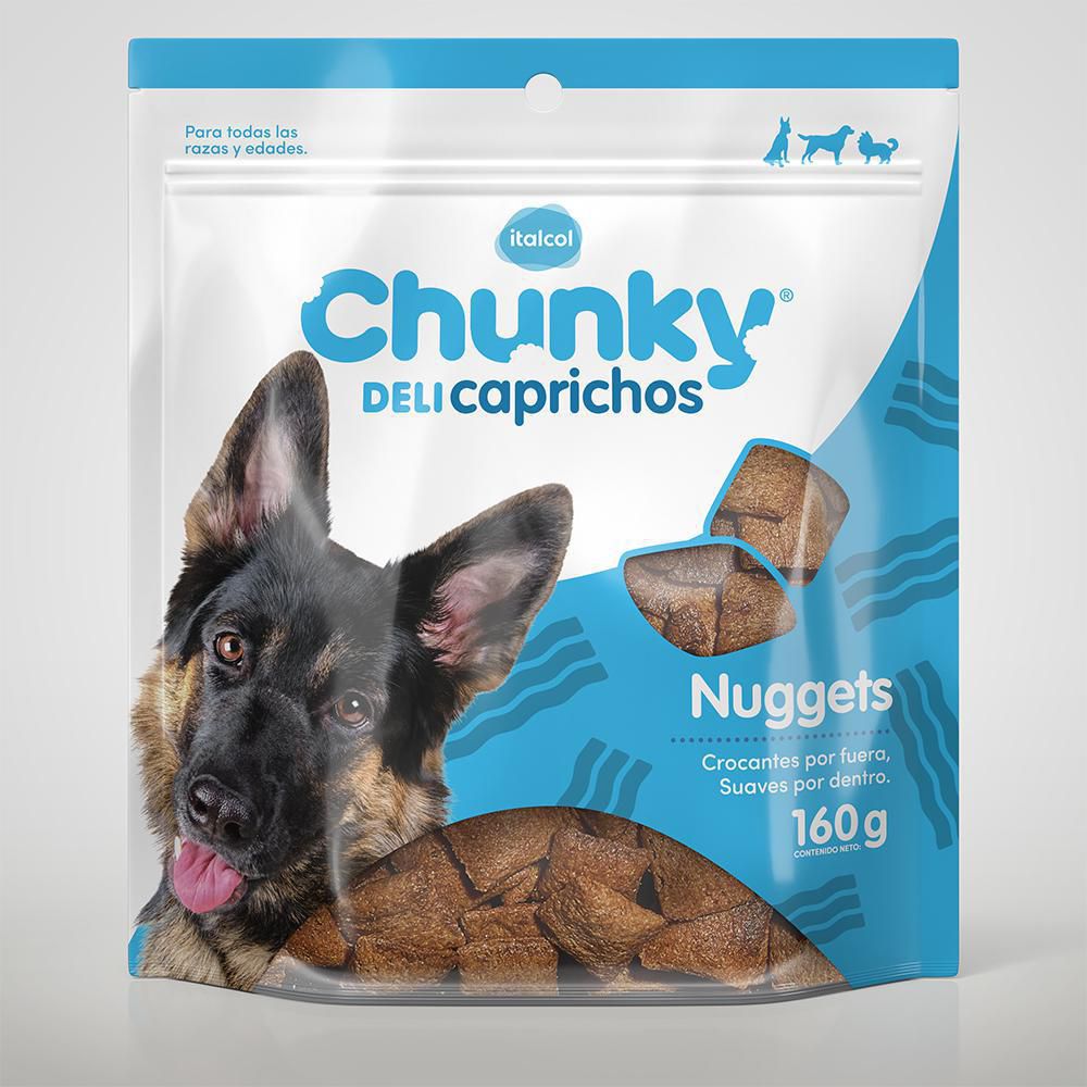 Snack para perros CHUNKY delicaprichos crocantes y suaves (160  gr)